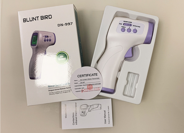 Infrared Touchless Thermometer for Children or Adults - Blunt Bird DN-997